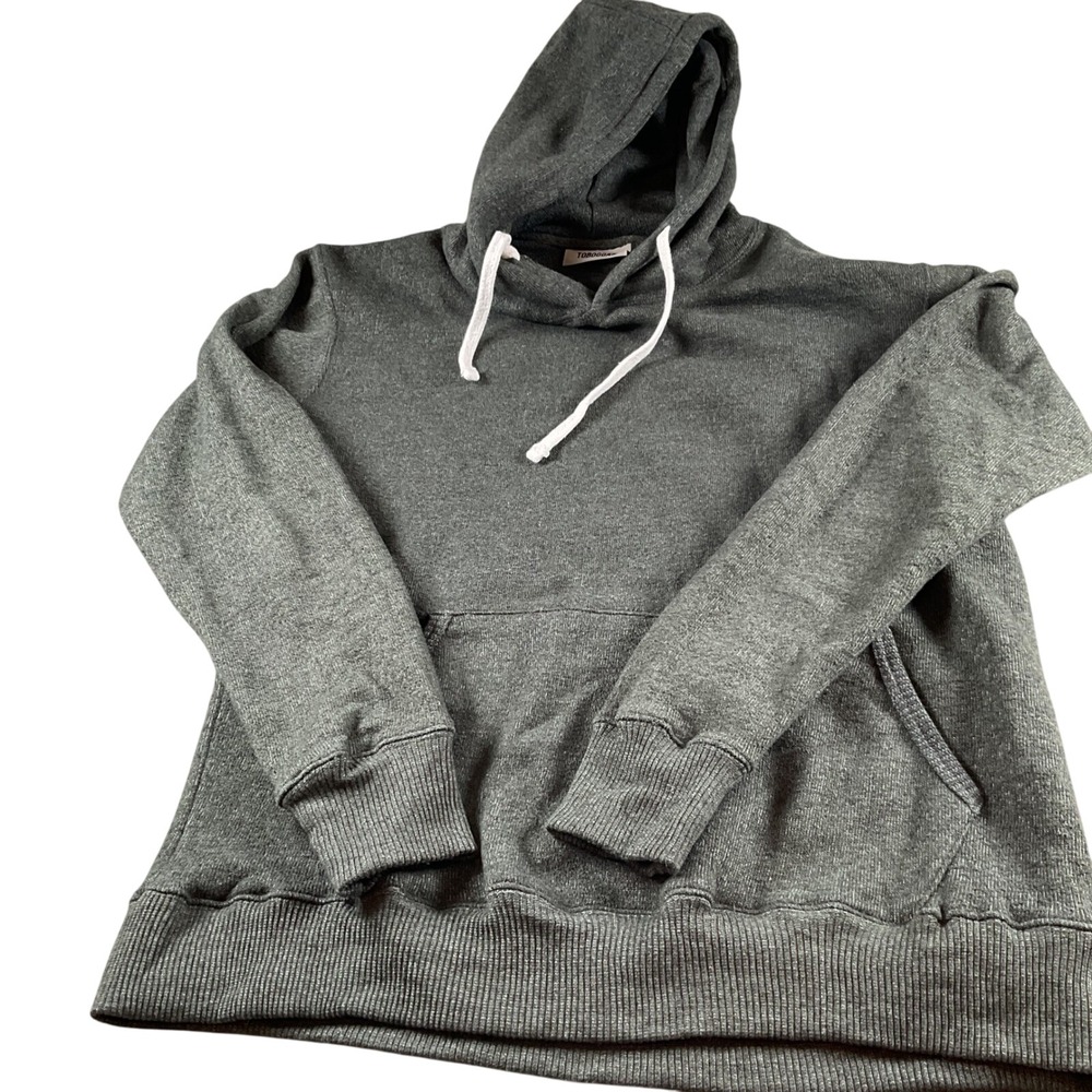 Toboggan Gray Hoodie Pullover‎ Sweatshirt Casual Everyday Loungewear